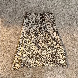 Abercrombie & Fitch Animal Print Pencil Skirt